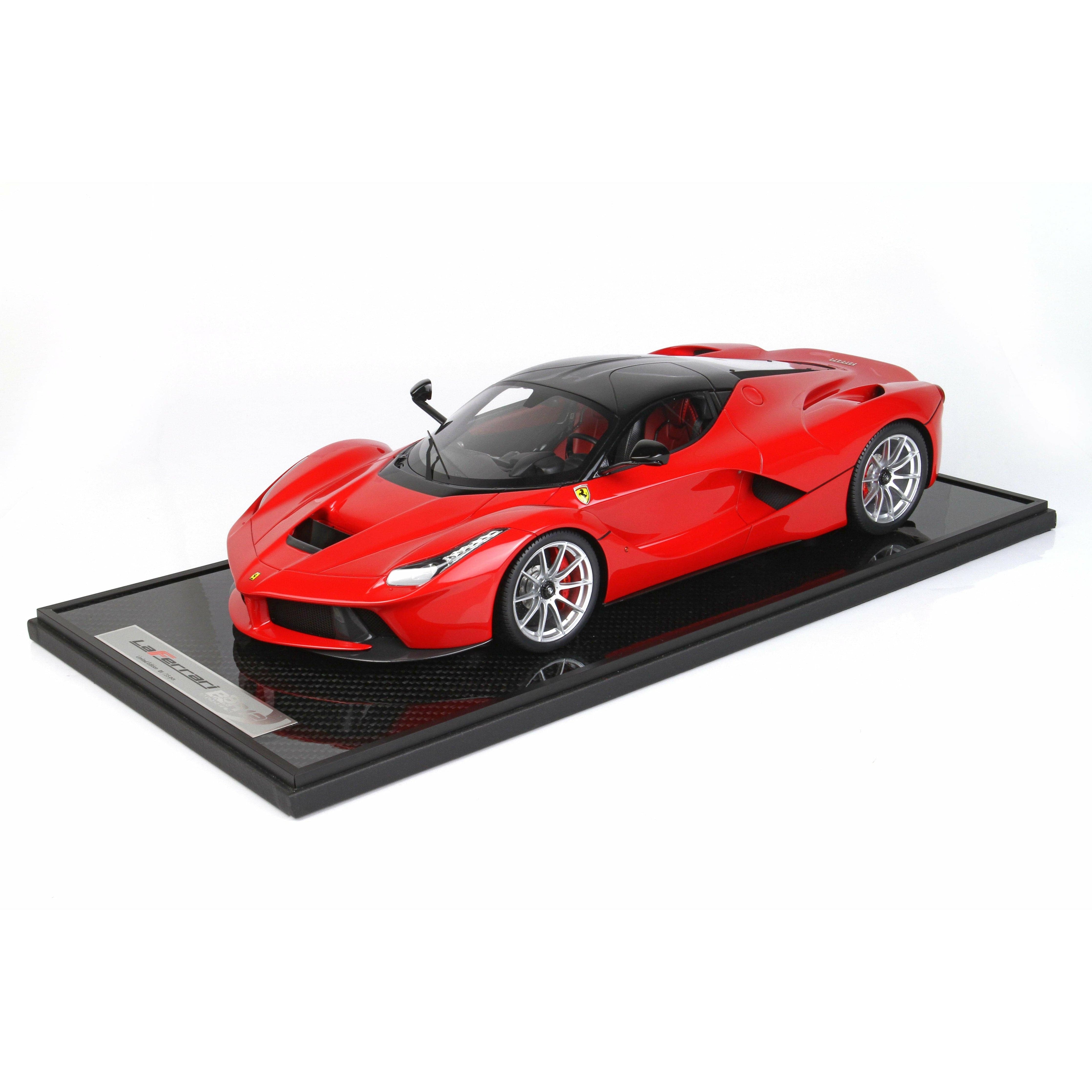 BBR 1/12 Ferrari LaFerrari Corsa Red Gloss Black Roof Special