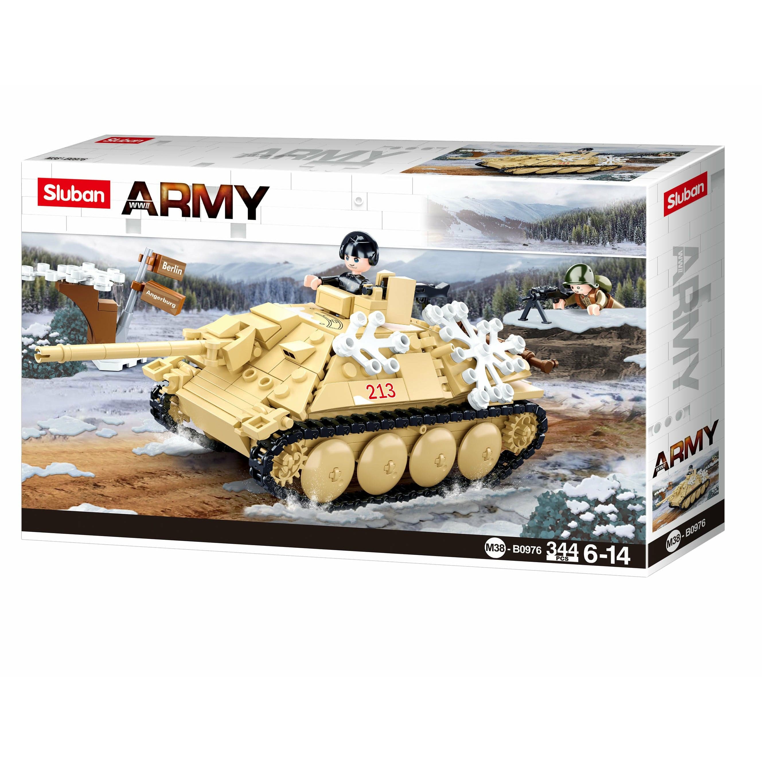 SLUBAN Army Battle of Budapest - Winter Counter Attack 769pcs