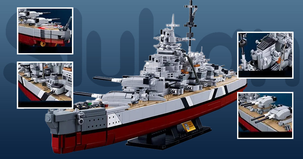 Lego bismarck battleship sale