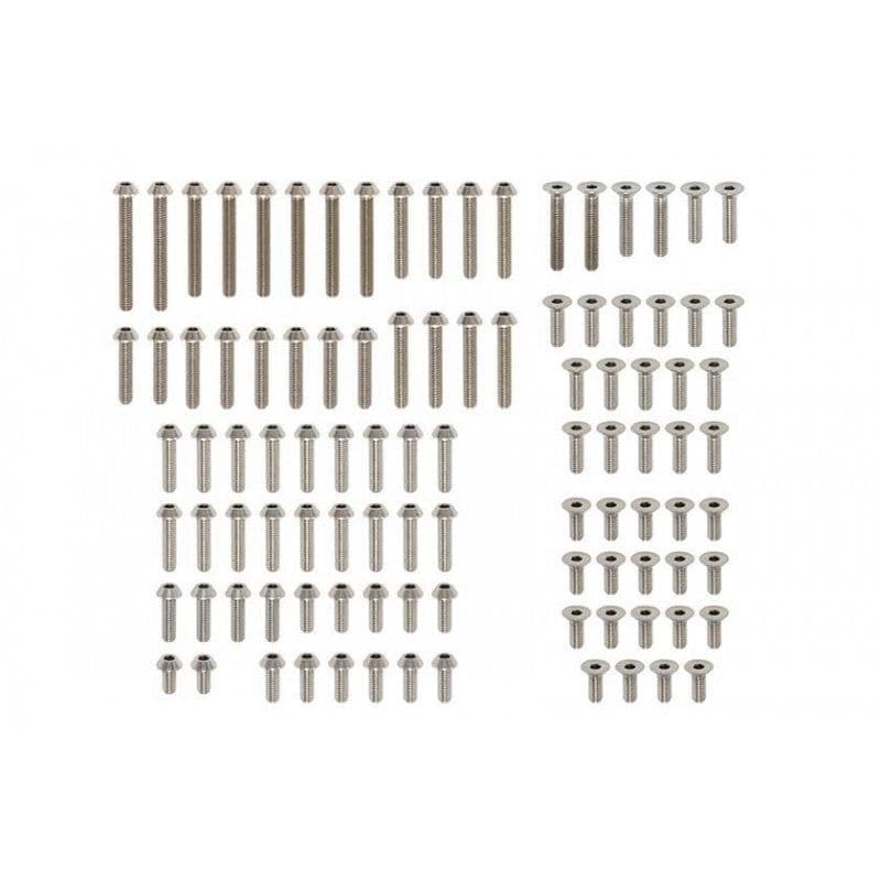 YOKOMO High Precision Titanium Screw Set for YZ2 DTM3.1 / SO 1.0 (100 pieces)