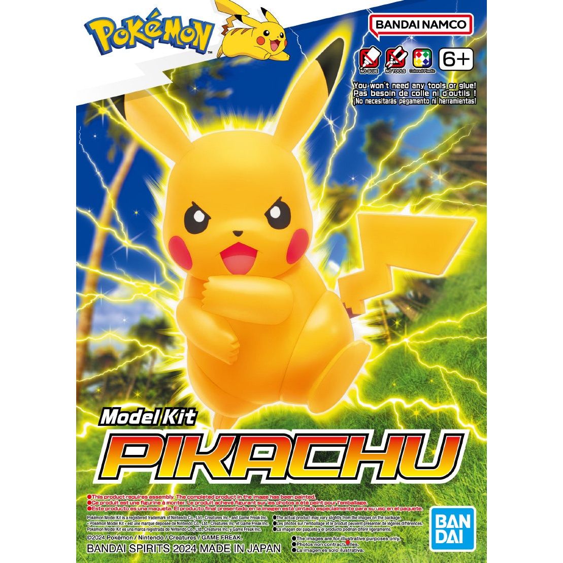 BANDAI Pokemon Model Kit Pikachu