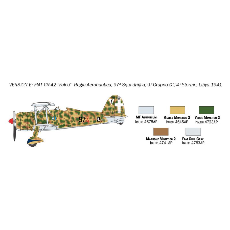 ITALERI 1/72 Fiat CR.42 Falco Battle of Britain 80th Anniversary