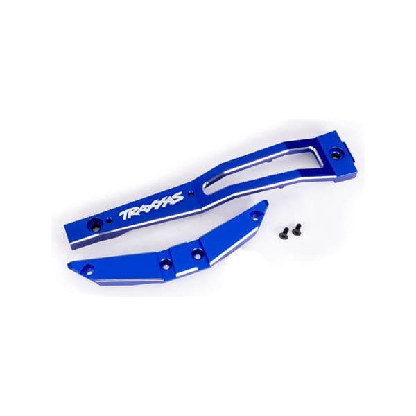 T/XAS CHASSIS BRACE ALUM BLUE