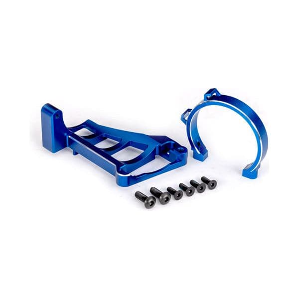 T/XAS MOTOR MOUNTS BLUE ALUM FOR 3483