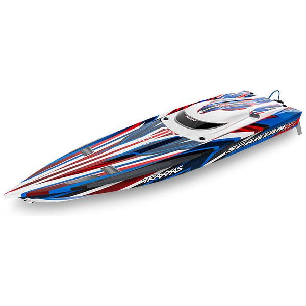 TRAXXAS SPARTAN SR 36" BRUSHLESS BOAT - RED