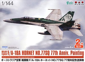 PLATZ 1/144 F/A-18A Hornet RAAF 77 Sqn 77th Anniversary (2 Kits)