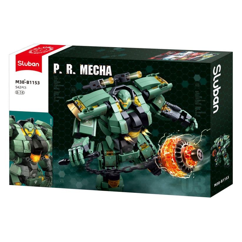 SLUBAN P.R. Mecha - Green 542pcs