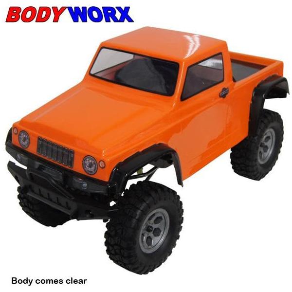 BODYWORX Body Suzuki Jimny 1/10th Crawler 313mm Clear