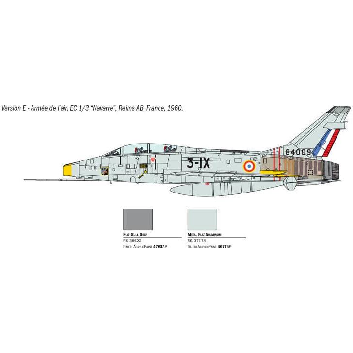 ITALERI 1/72 F-100F Super Sabre