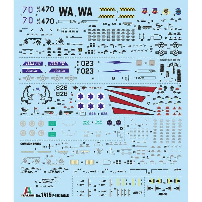 ITALERI 1/72 F-15C Eagle