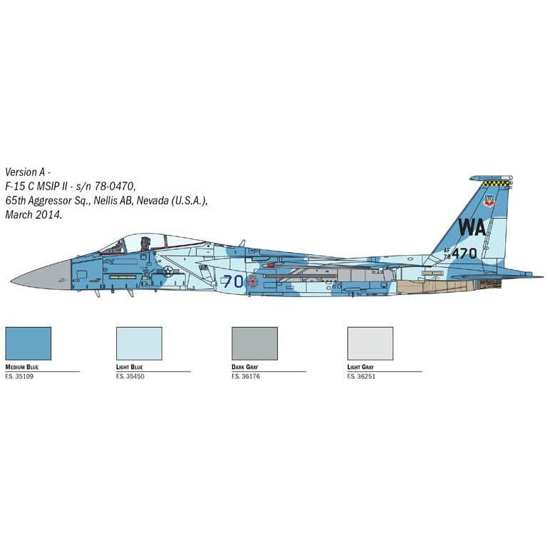 ITALERI 1/72 F-15C Eagle