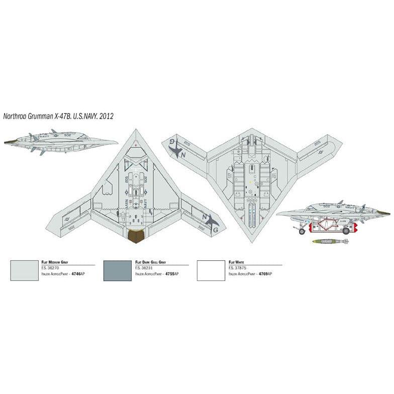 ITALERI 1/72 Northrop Grumman X-47