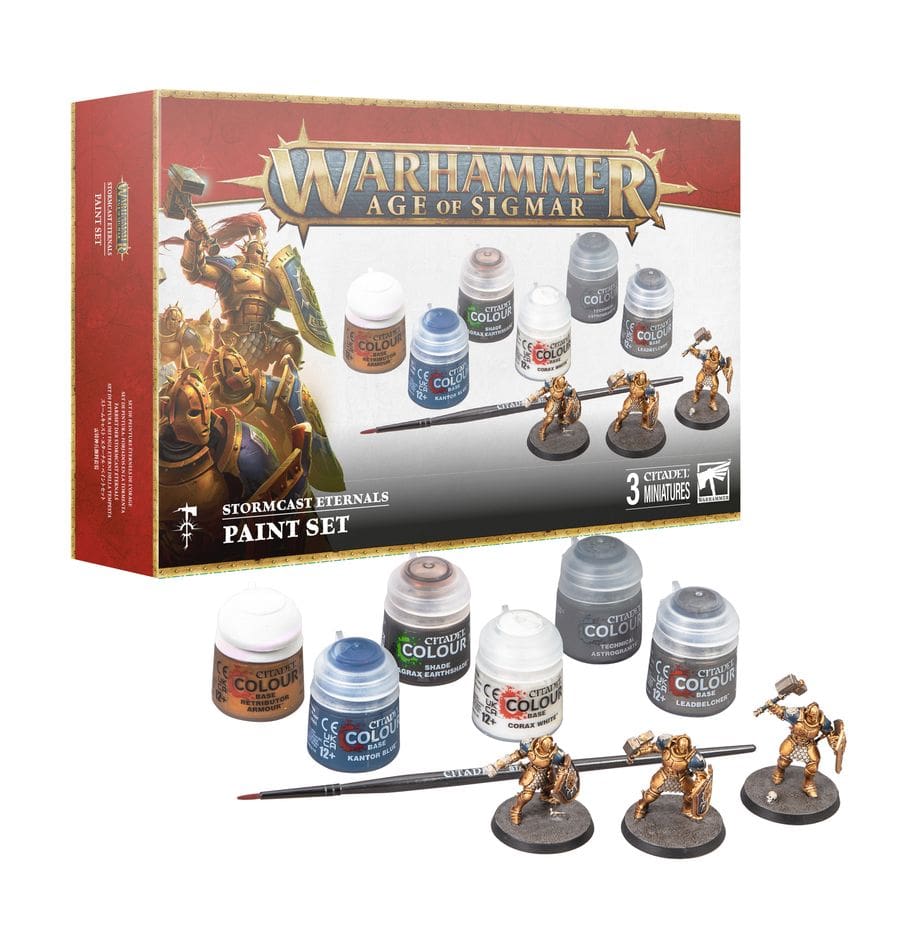 GAMES WORKSHOP Age of Sigmar Stormcast Eternals + Paint Set