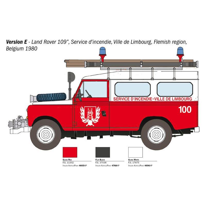 ITALERI 1/24 Land Rover Fire Truck