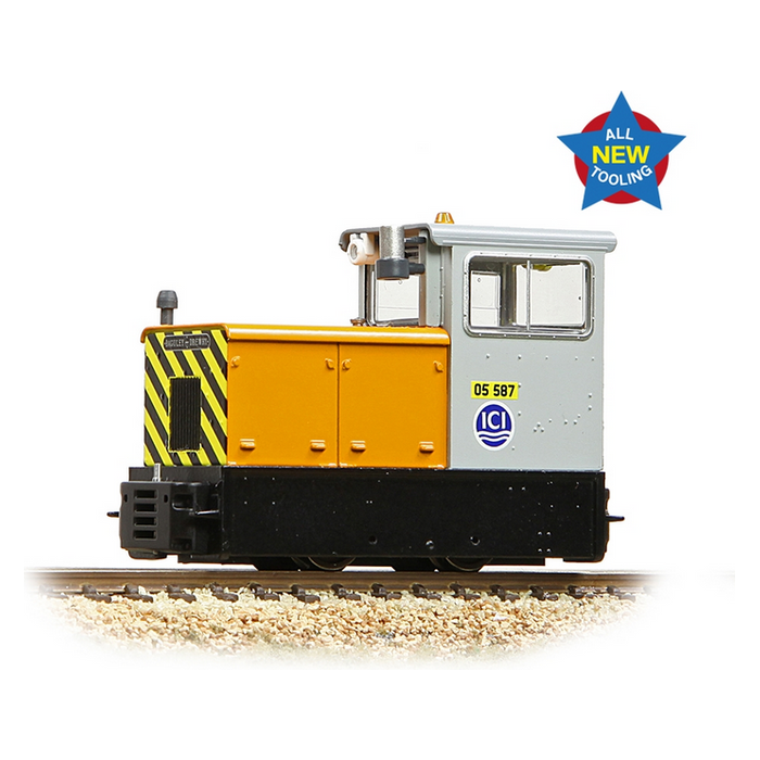 BACHMANN NARROW GAUGE OO9 Baguley-Drewry 70hp Diesel ICI Orange & Grey