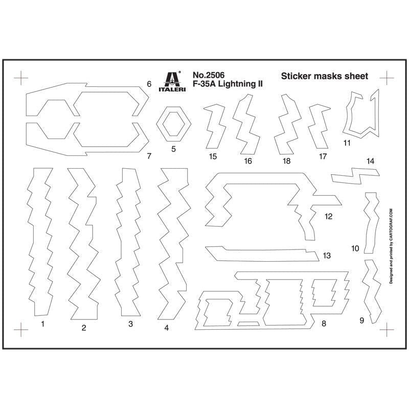 ITALERI 1/32 F-35A Lightning II Aust Decals