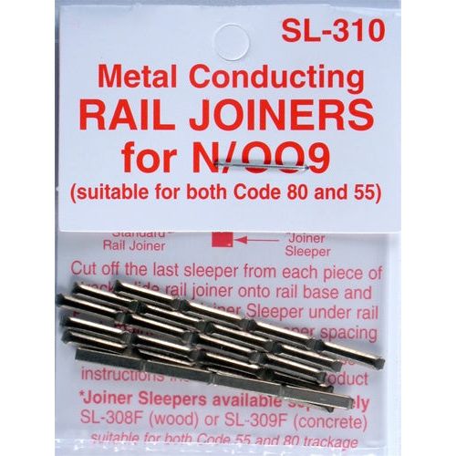 PECO N Conducting Rail Joiners (12) Code 55 & Code 80 (SL310)