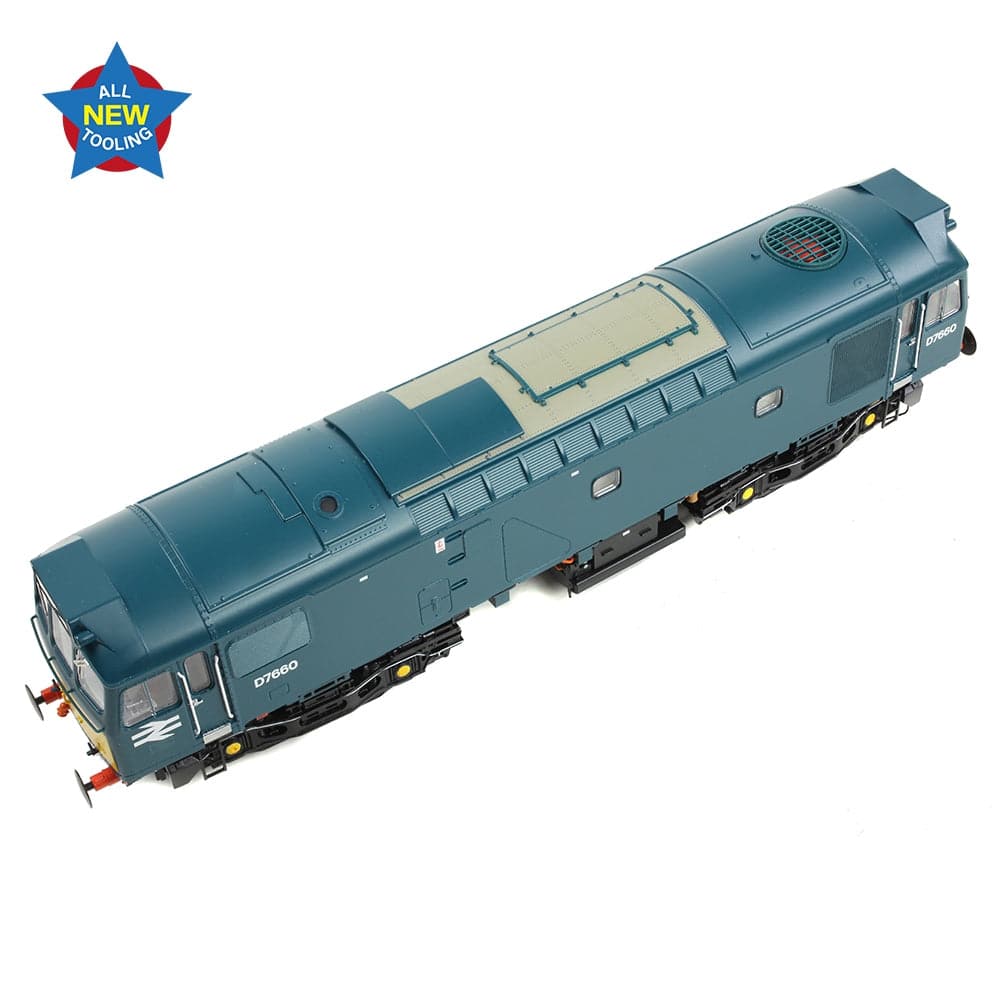 BRANCHLINE Class 25/3 D7660 BR Blue (Small Yellow Panels)