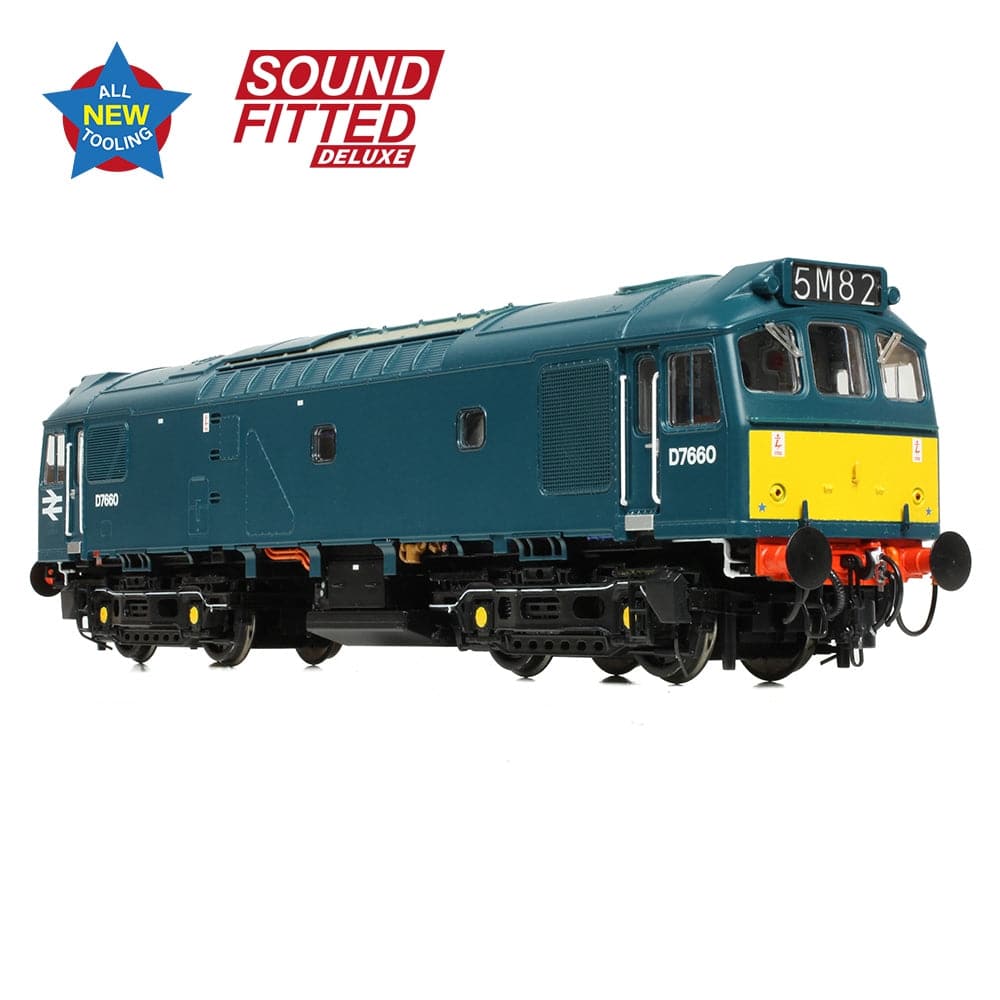 BRANCHLINE Class 25/3 D7660 BR Blue (Small Yellow Panels)