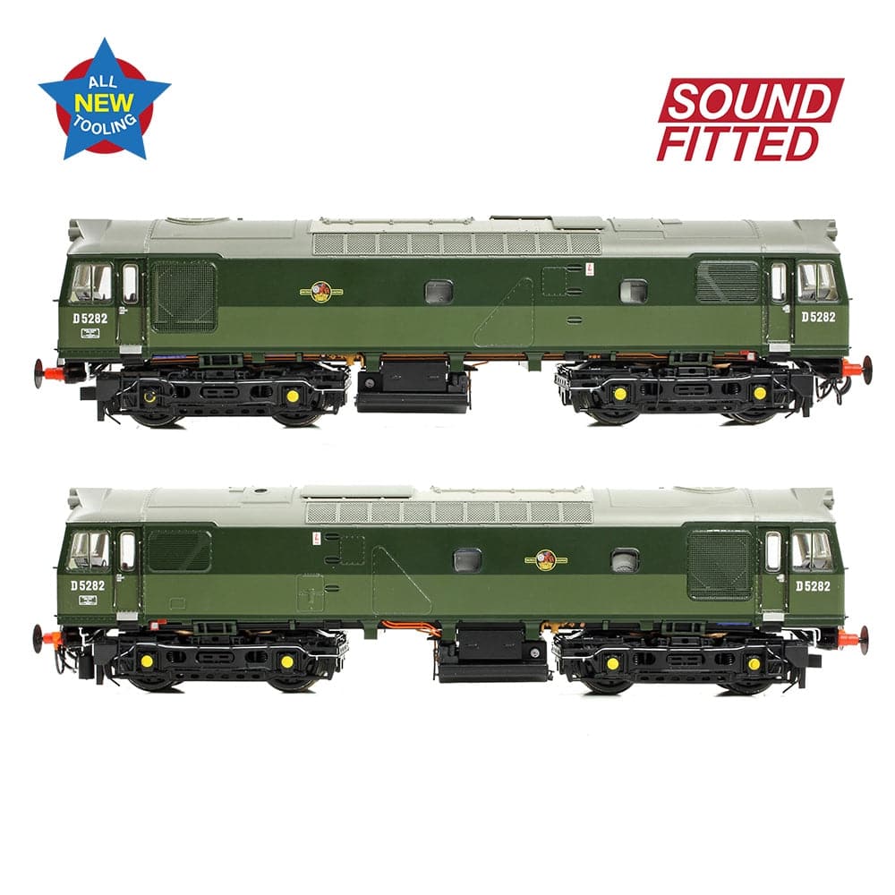 BRANCHLINE Class 25/2 D5282 BR Two-Tone Green (Small Yellow Panels)