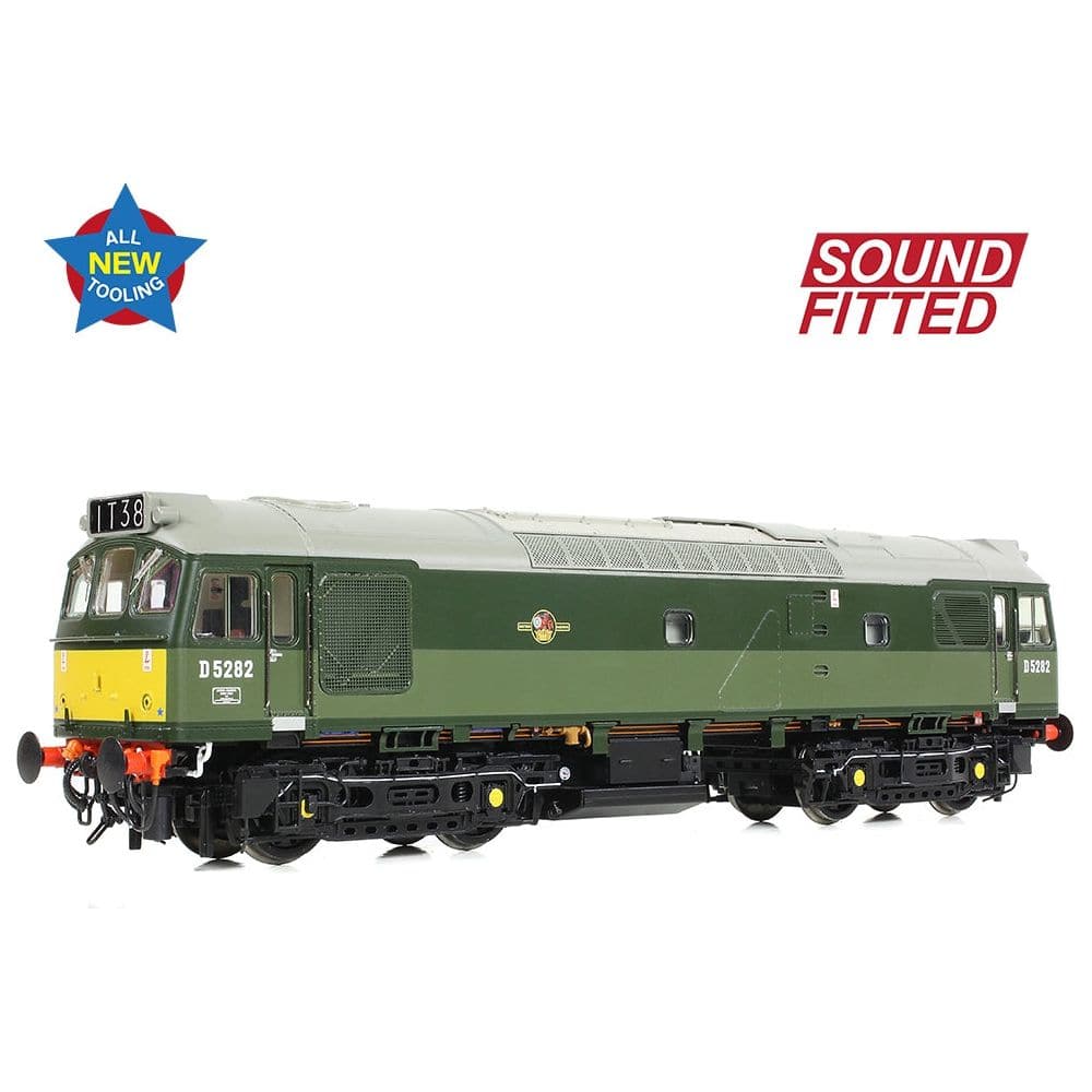 BRANCHLINE Class 25/2 D5282 BR Two-Tone Green (Small Yellow Panels)