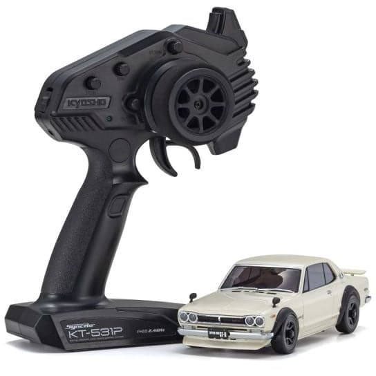 KYOSHO Mini-Z AWD MA-020 Readyset Nissan Skyline 2000GT-R KPGC10 White