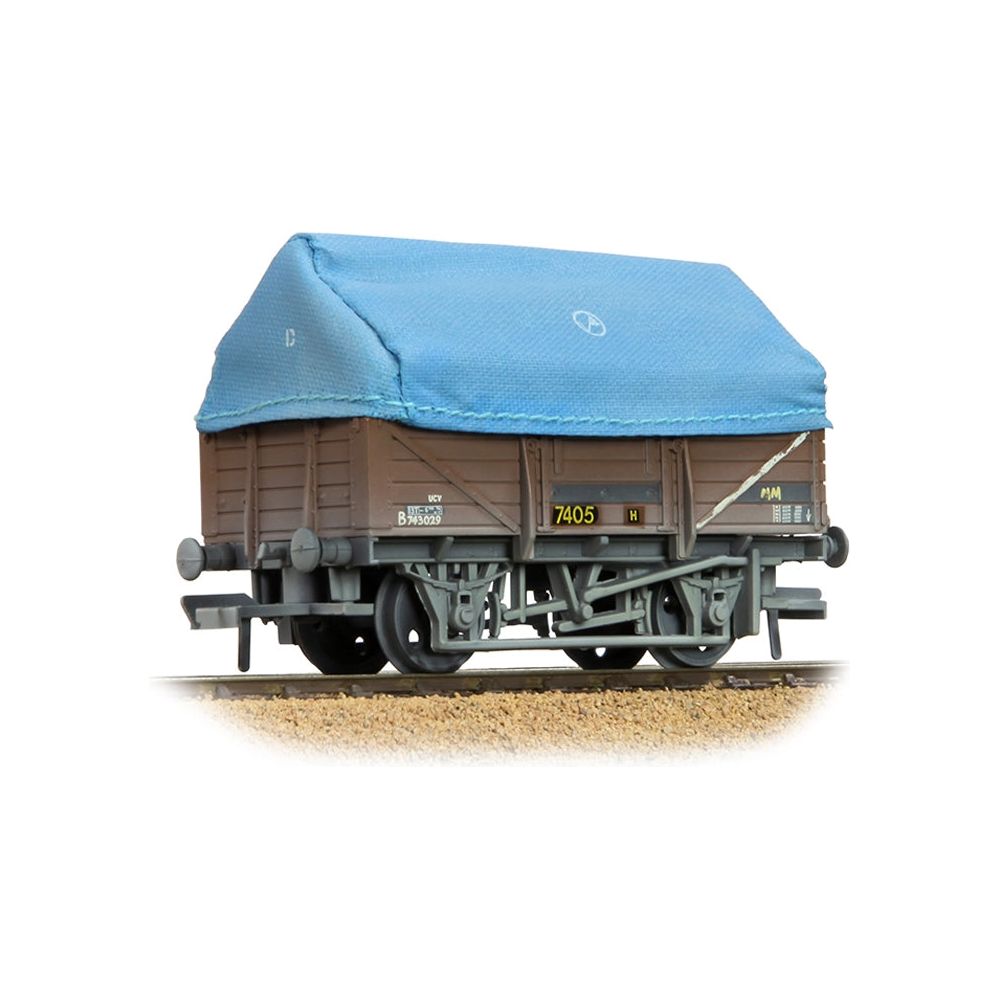 BRANCHLINE 5 Plank China Clay Wagon BR Bauxite (TOPS) With Hood [W]