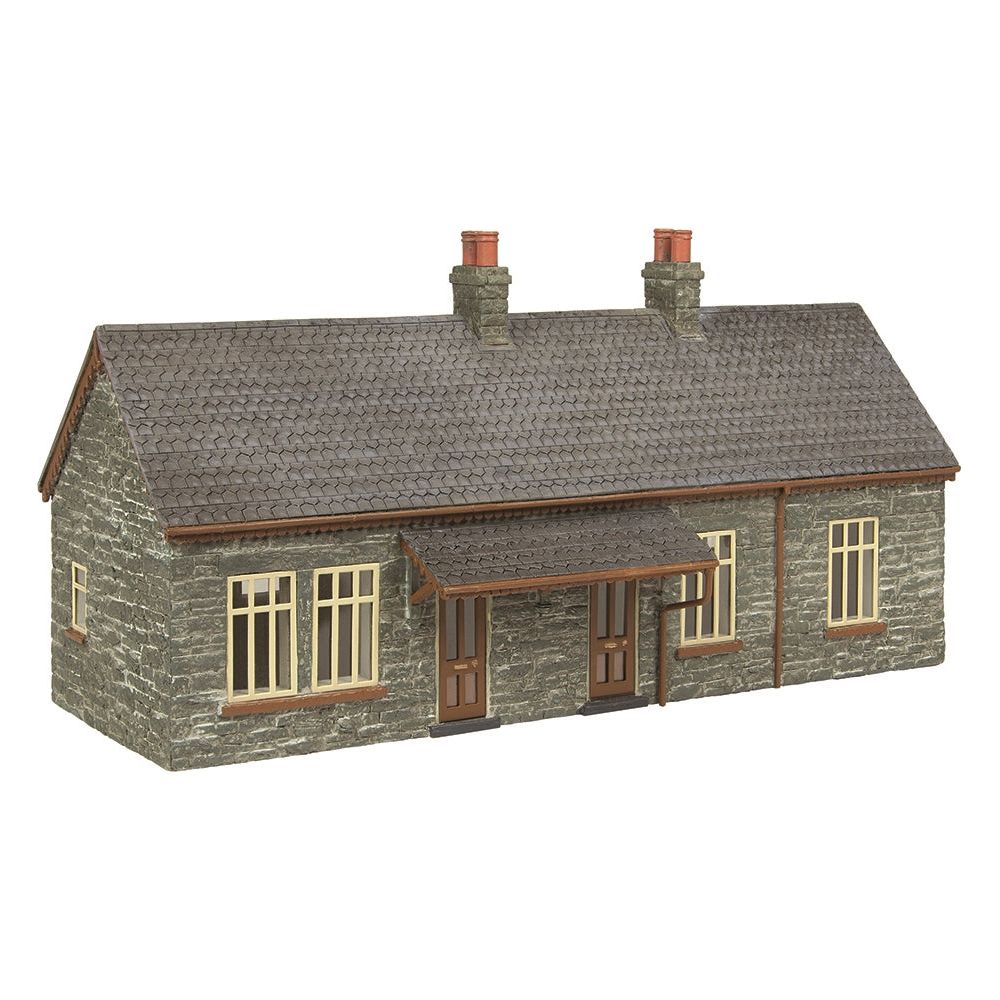 SCENECRAFT Narrow Gauge (OO9) Station Cottages Brown