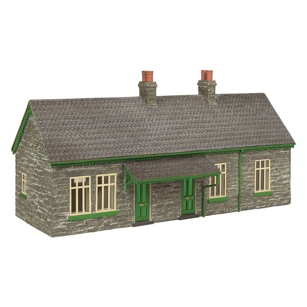 SCENECRAFT Narrow Gauge (OO9) Station Cottages Green