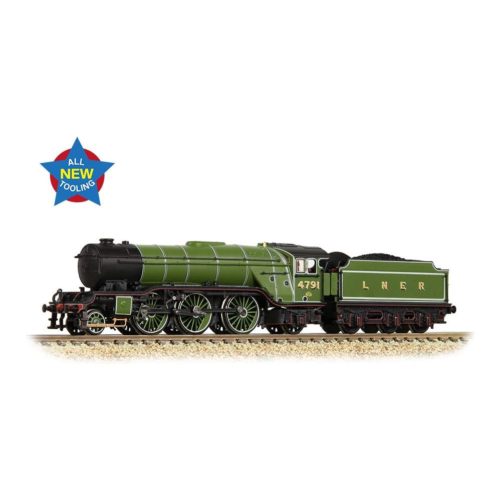 GRAHAM FARISH LNER V2 4791 LNER Lined Green (Original)