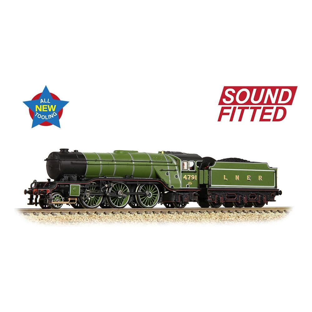 GRAHAM FARISH LNER V2 4791 LNER Lined Green (Original)