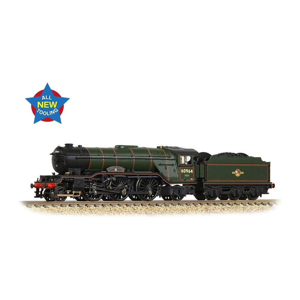 GRAHAM FARISH LNER V2 60964 'Durham Light Infantry' BR Lined Green (Late Crest)