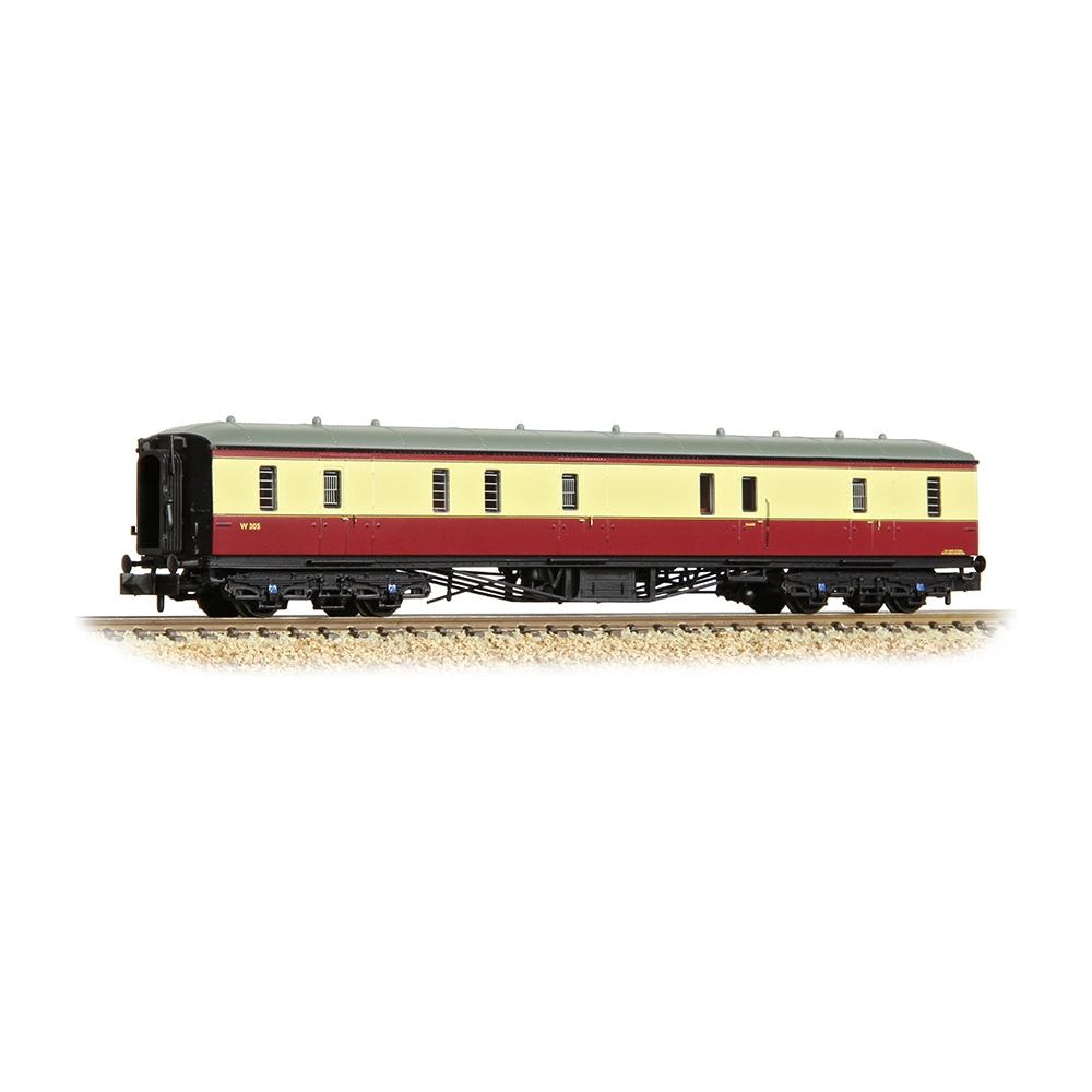 GRAHAM FARISH GWR Hawksworth Full Brake BR Crimson & Cream