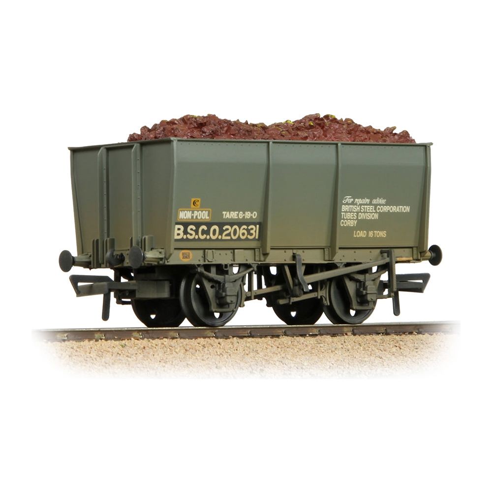 BRANCHLINE 16T Steel Slope-Sided Tippler Mineral Wagon BSC Grey [W] [WL]