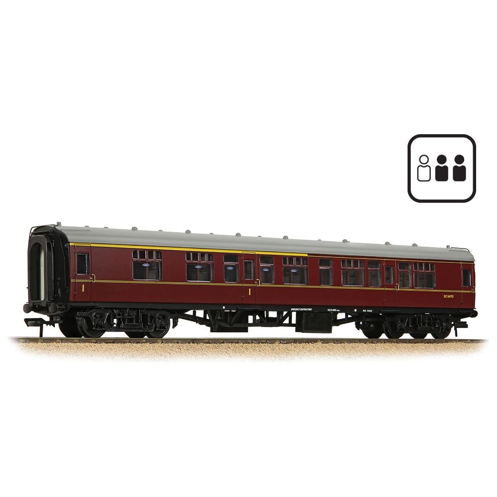 BRANCHLINE BR Mk1 CK Composite Corridor BR Maroon [PF]