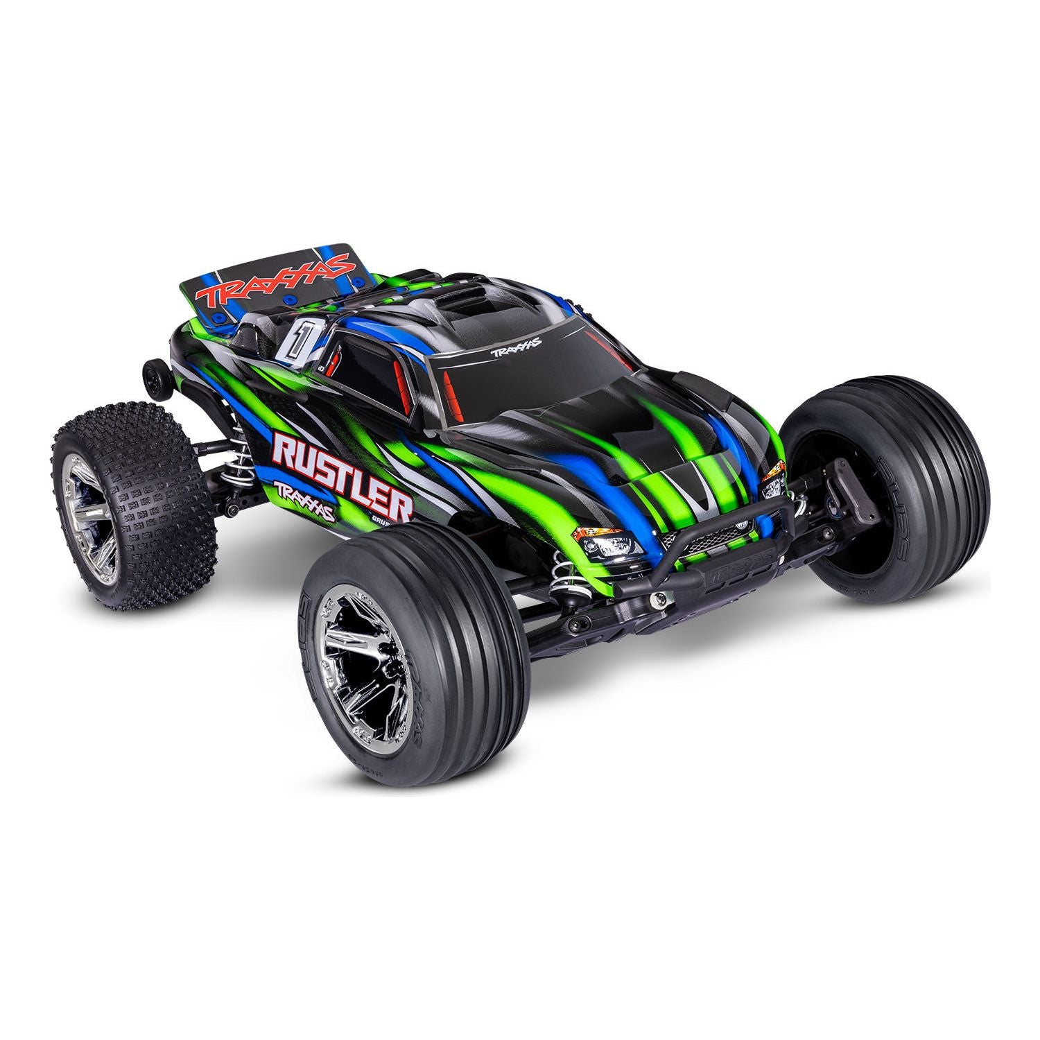 TRAXXAS Rustler 2WD BL-2s GREEN