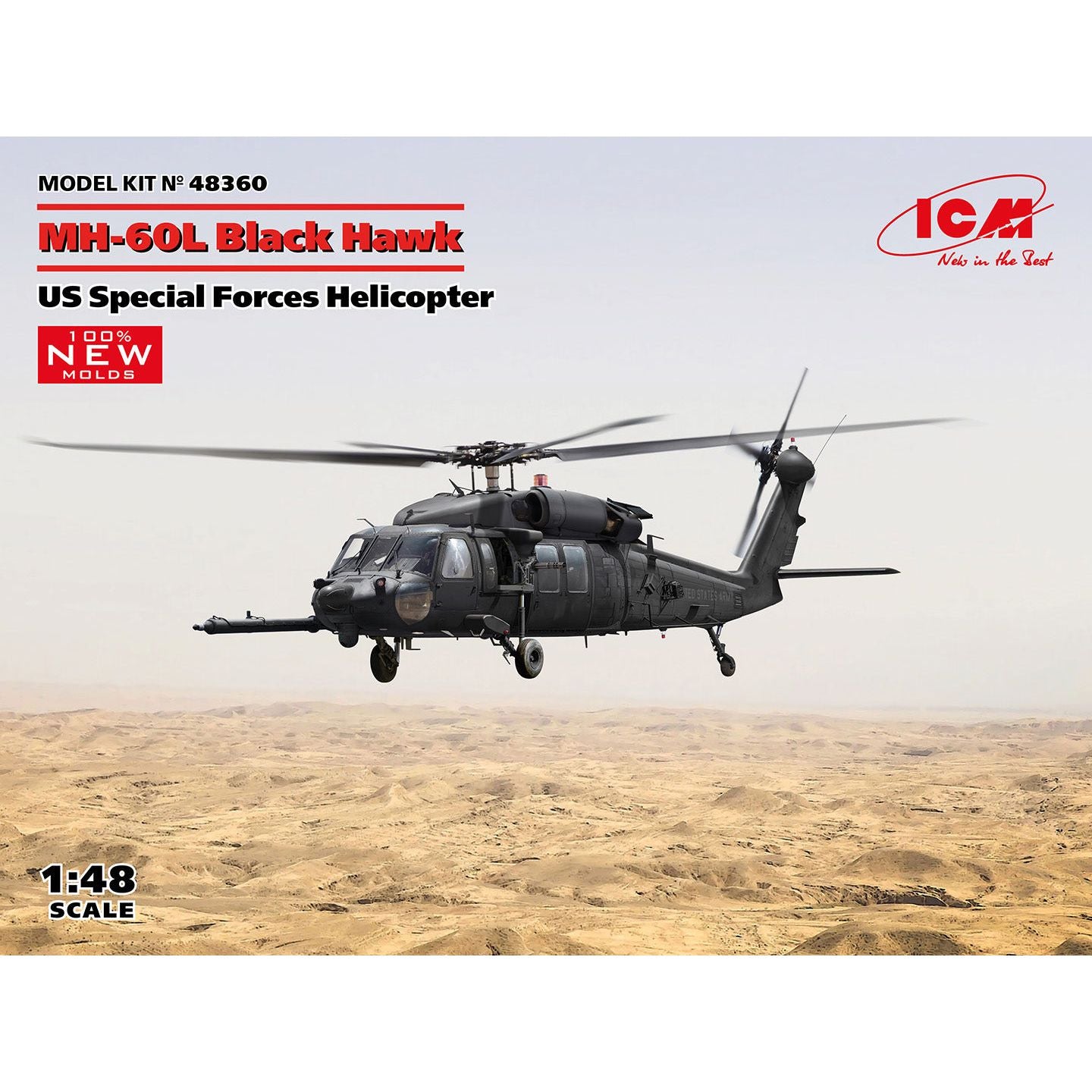 ICM 1/48 MH-60L Black Hawk, US Special Forces