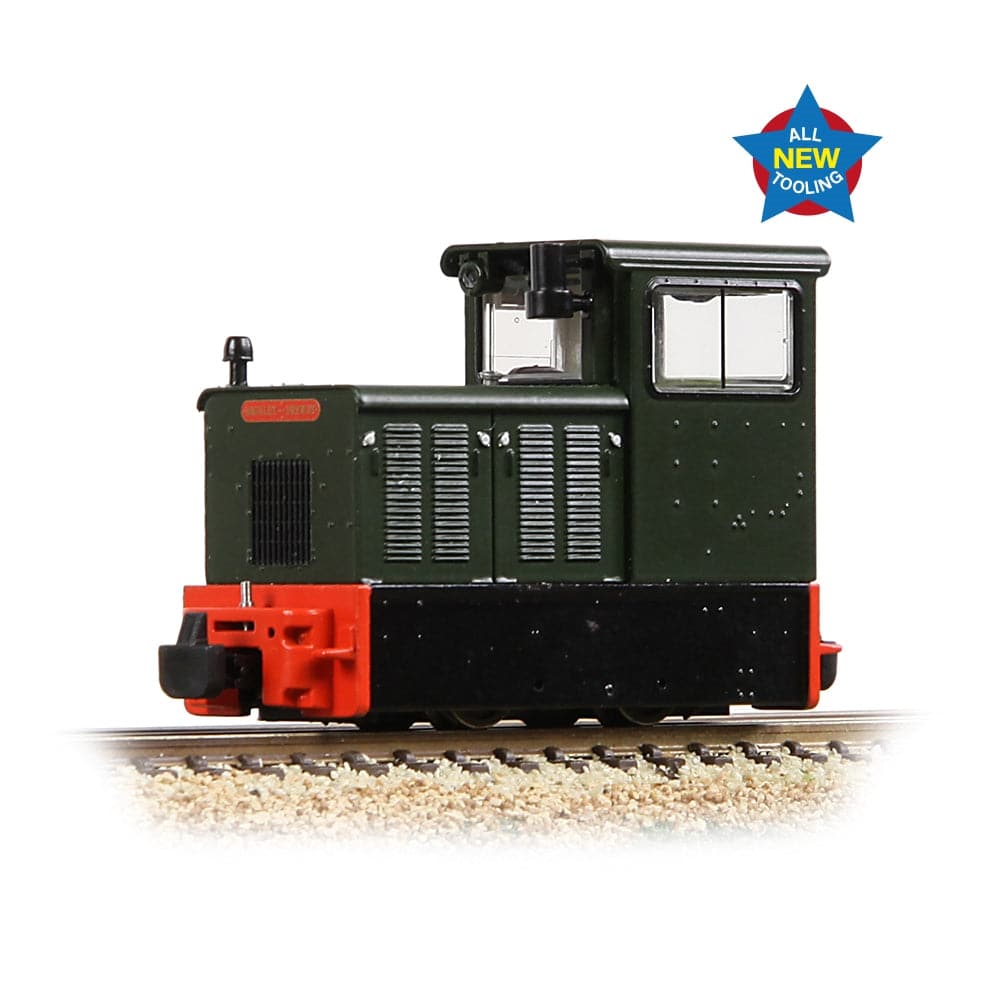 BACHMANN NARROW GAUGE OO9 Baguley-Drewry 70hp Diesel Green