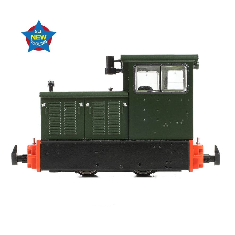 BACHMANN NARROW GAUGE OO9 Baguley-Drewry 70hp Diesel Green