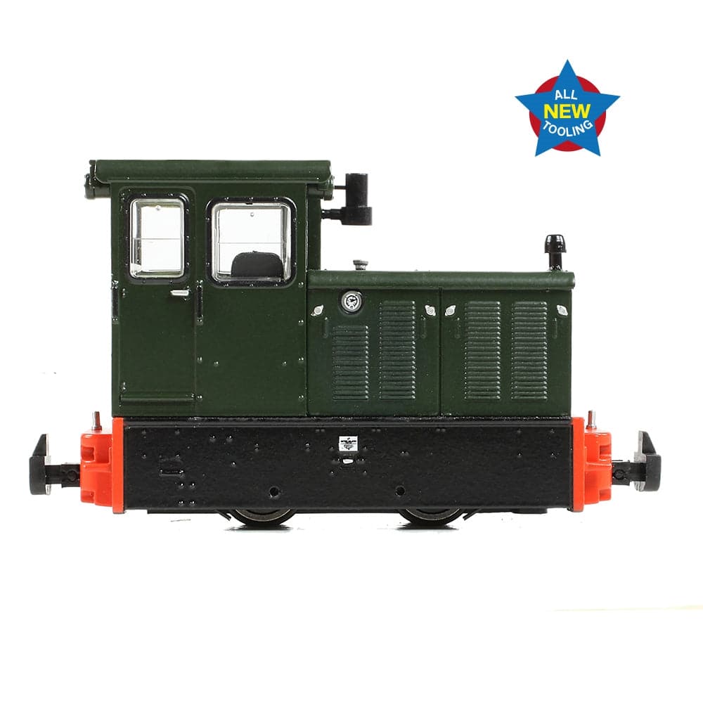 BACHMANN NARROW GAUGE OO9 Baguley-Drewry 70hp Diesel Green