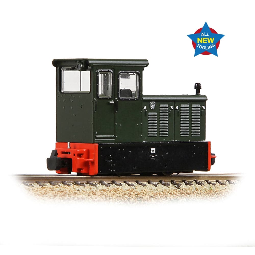 BACHMANN NARROW GAUGE OO9 Baguley-Drewry 70hp Diesel Green