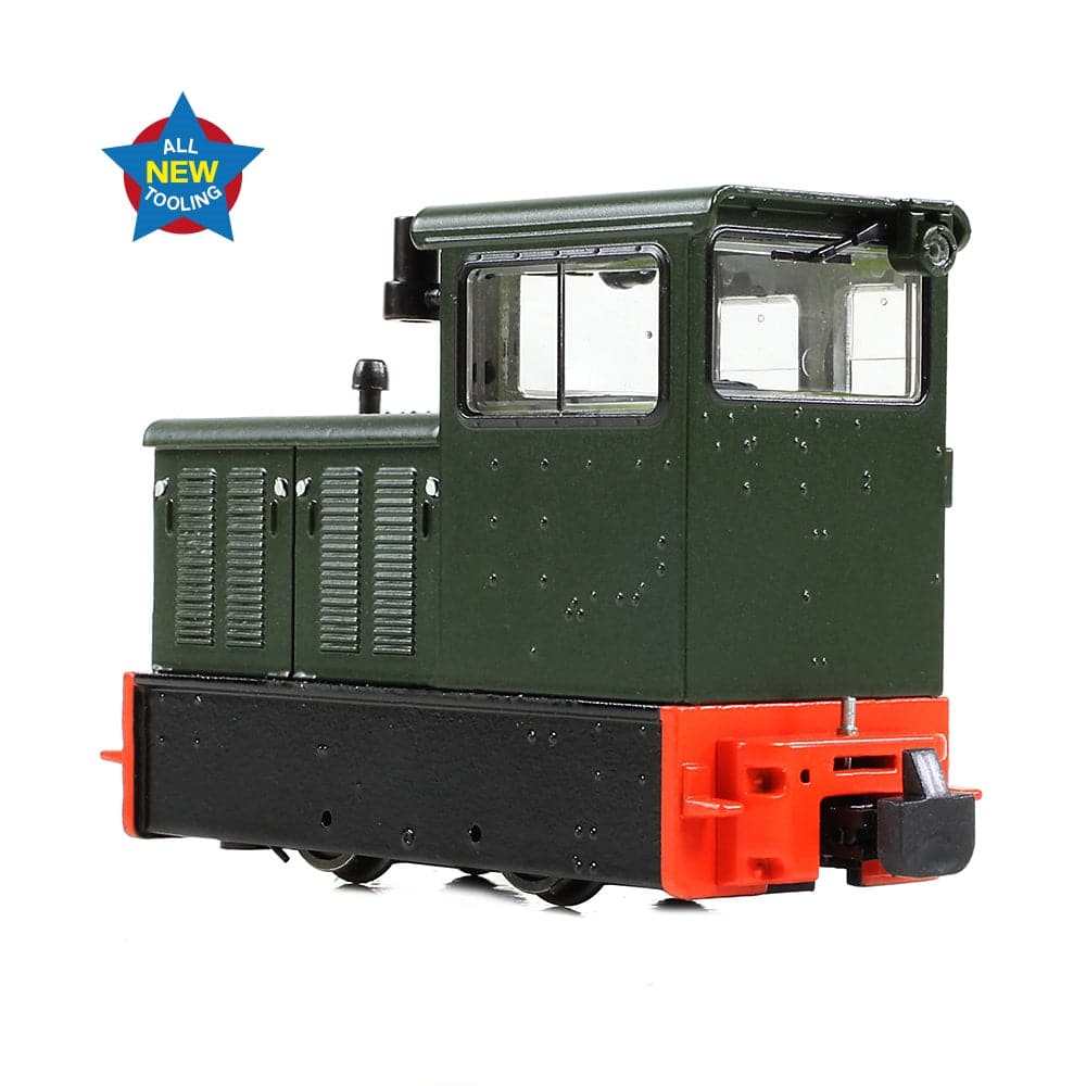 BACHMANN NARROW GAUGE OO9 Baguley-Drewry 70hp Diesel Green