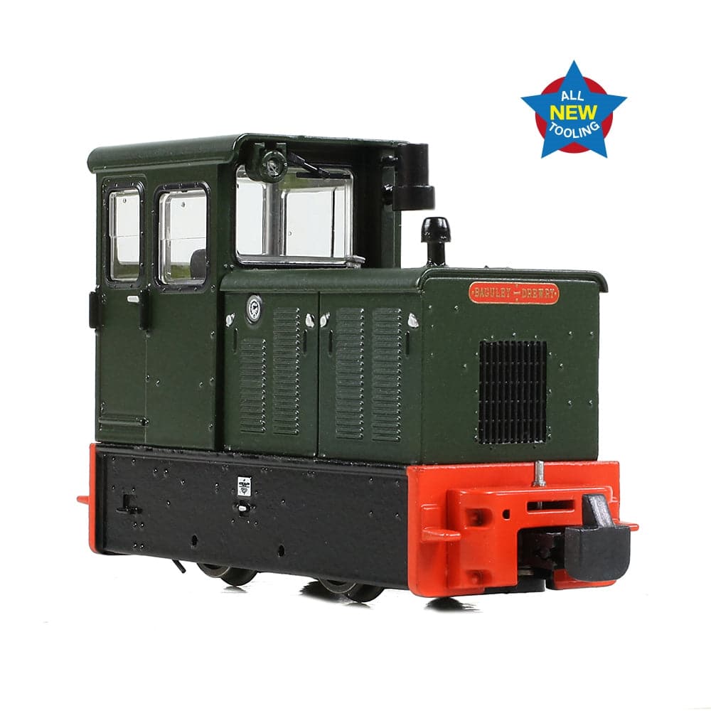 BACHMANN NARROW GAUGE OO9 Baguley-Drewry 70hp Diesel Green