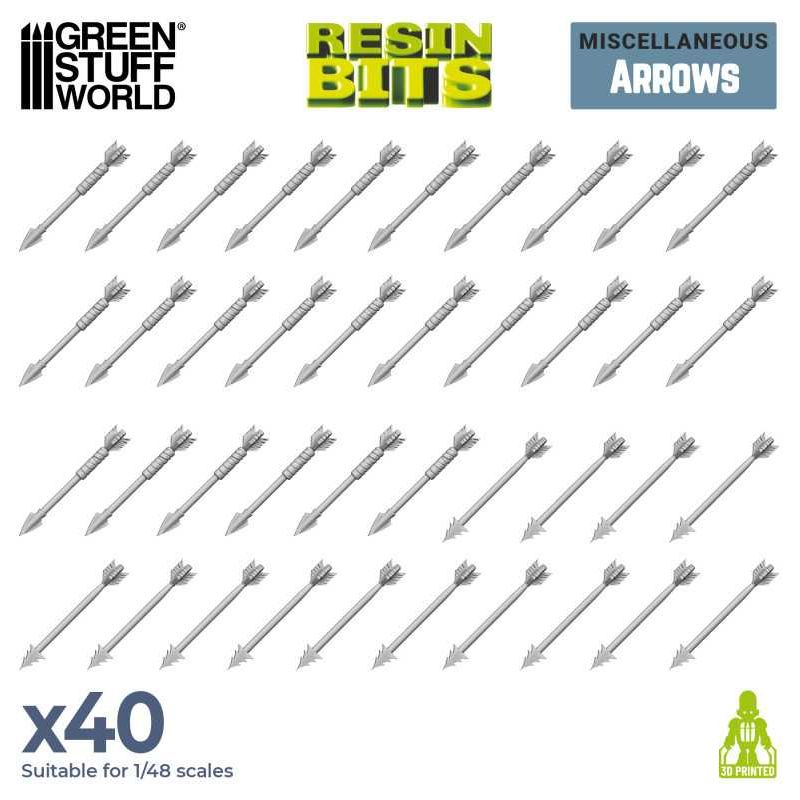 GREEN STUFF WORLD 3D printed set - Arrows