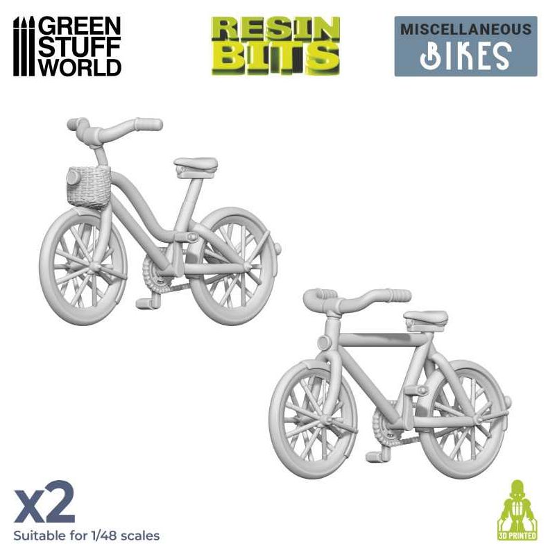 GREEN STUFF WORLD 3D printed set - Bikes