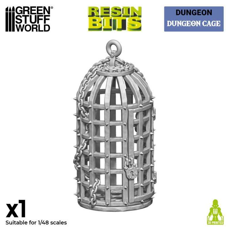 GREEN STUFF WORLD 3D printed set - Dungeon Cage