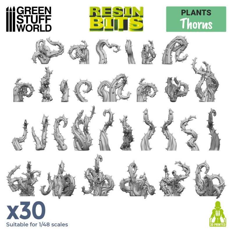 GREEN STUFF WORLD 3D printed set - Thorns