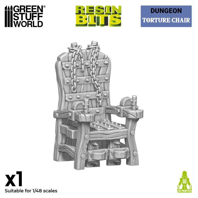 GREEN STUFF WORLD 3D printed set - Torture Chair