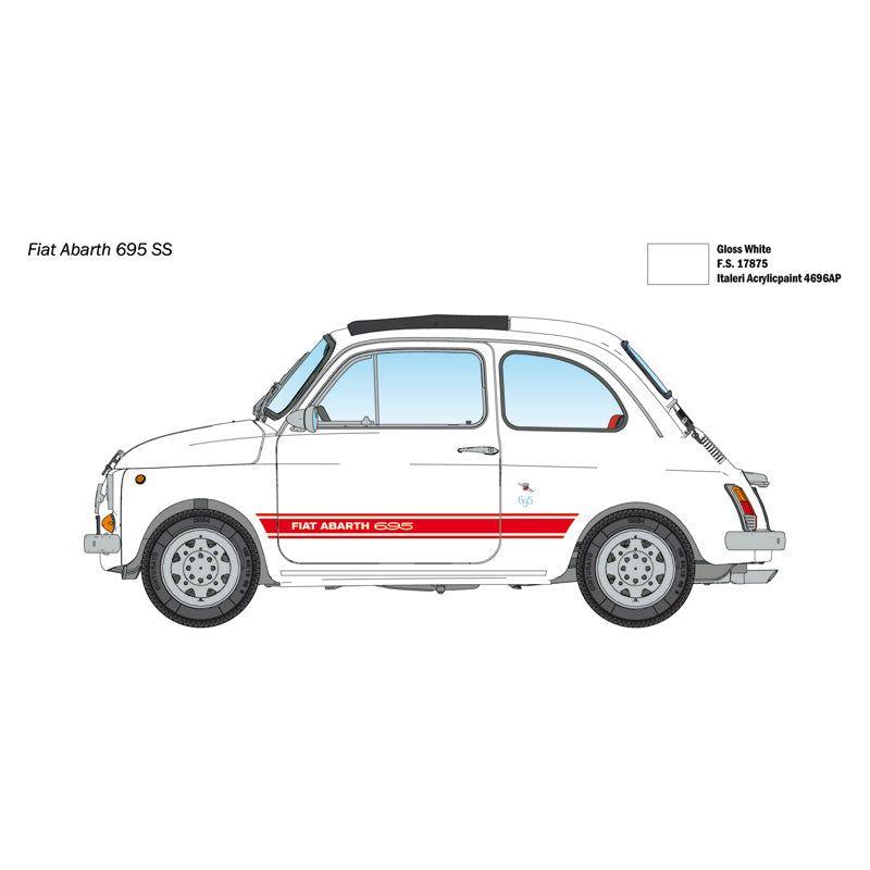 ITALERI 1/12 Fiat Abarth 695 SS Assetto Corsa