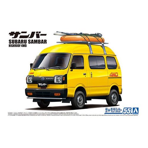 AOSHIMA SUBARU TT1 SAMBAR 
HIGH-ROOF 4WD '80